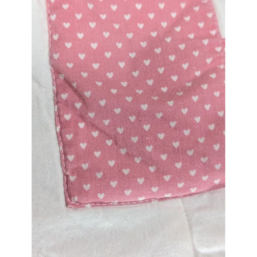 Vintage Handmade Rose Appliqué Quilt – 86
